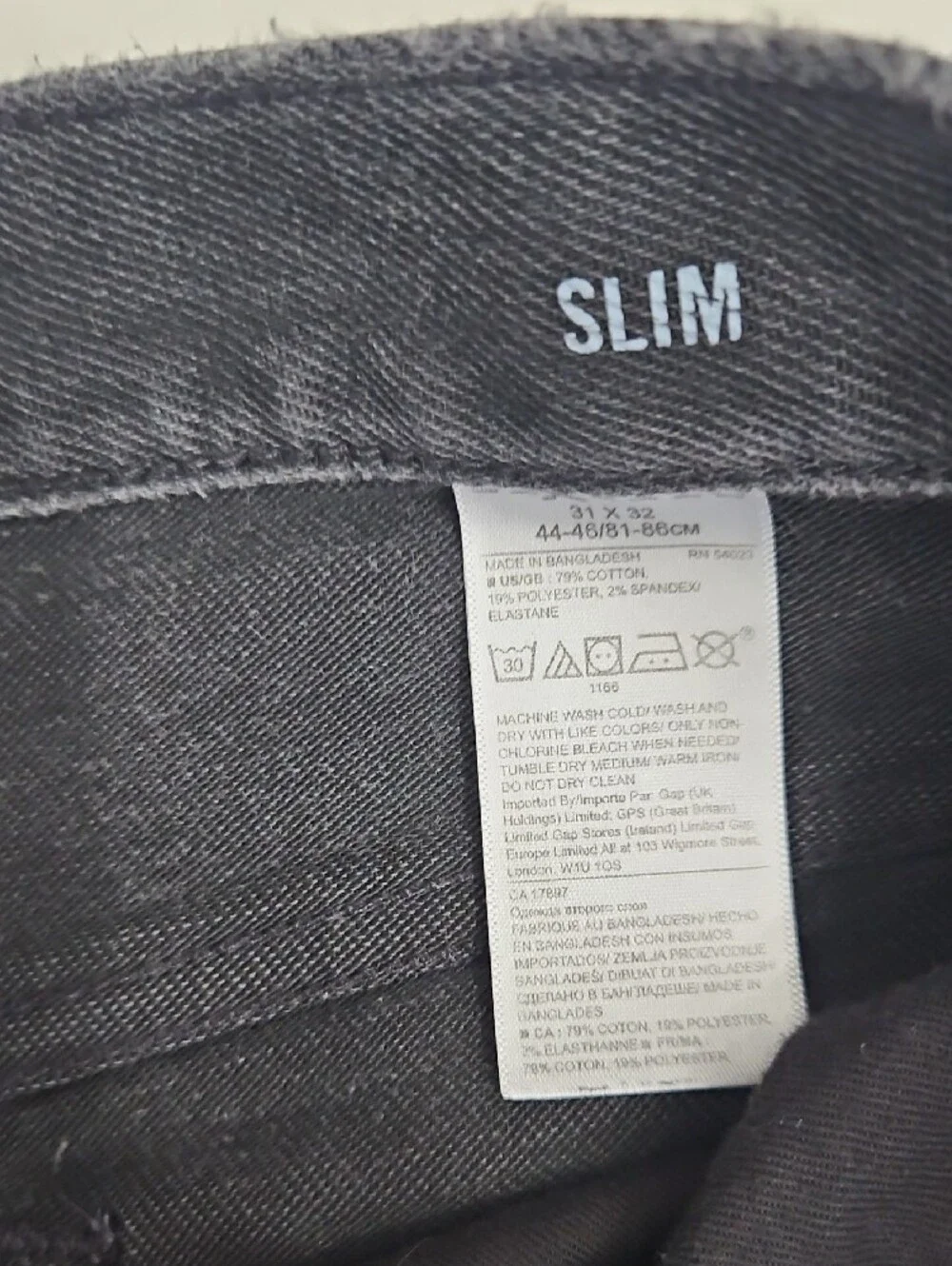 Banana Republic slim cut
